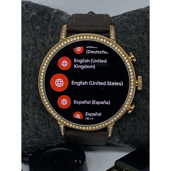 Fossil Gen 4 Authentic Digital Dial Smart Watch Custom Band FTW6014 CR137 - Picture 3 of 12